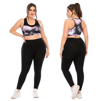 Combinaison de Yoga Grande Taille à Motifs
