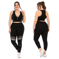 Combinaison de Yoga Grande Taille à Motifs