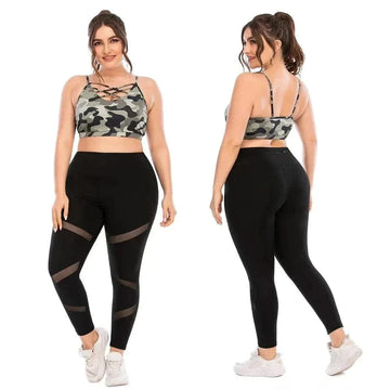 Combinaison de Yoga Grande Taille à Motifs