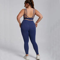 Combinaison de Yoga Grande Taille Design Fil