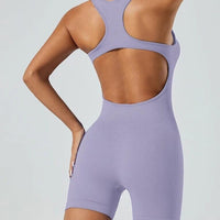 Combinaison Short Dos Nu Sport | Yogaova