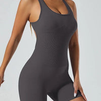 Combinaison Short Dos Nu Sport | Yogaova