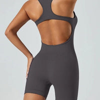 Combinaison Short Dos Nu Sport | Yogaova