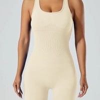 Combinaison Short Dos Nu Sport | Yogaova