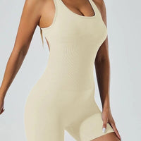 Combinaison Short Dos Nu Sport | Yogaova