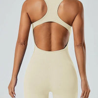 Combinaison Short Dos Nu Sport | Yogaova