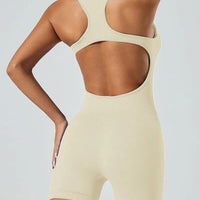 Combinaison Short Dos Nu Sport | Yogaova