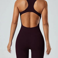 Combinaison Short Dos Nu Sport | Yogaova