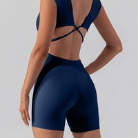 Combinaison Sport Bretelles Croisées | Yogaova