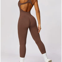 Combinaison Sport Gainante Sans Manche - PowerStride | Yogaova