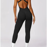 Combinaison Sport Gainante Sans Manche - PowerStride | Yogaova
