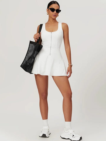 Combinaison Sport Jupe Short - Elégance | Yogaova
