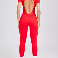 Combinaison Sport Manches Courtes Fitness Yoka - 2025 | Yogaova