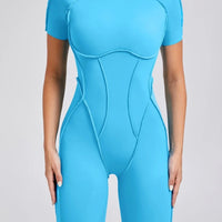Combinaison Sport Manches Courtes Fitness Yoka - 2025 | Yogaova
