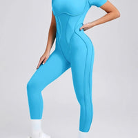 Combinaison Sport Manches Courtes Fitness Yoka - 2025 | Yogaova