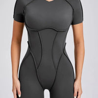 Combinaison Sport Manches Courtes Fitness Yoka - 2025 | Yogaova