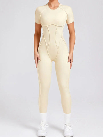 Combinaison Sport Manches Courtes Fitness Yoka - 2025 | Yogaova