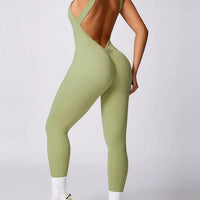 Combinaison Sport Sans Manche Dos Nu - PowerStride | Yogaova