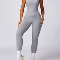 Combinaison Sport Sans Manche Dos Nu - PowerStride | Yogaova