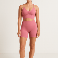 Combinaison yoga rose