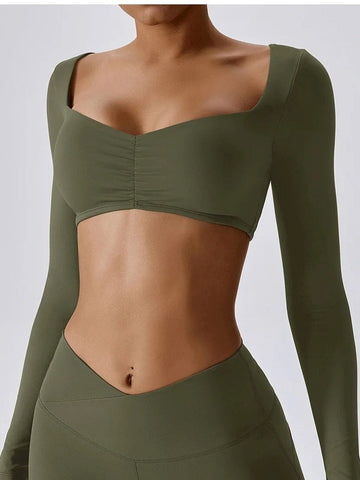Crop Top Soutien-Gorge Sport | Yogaova