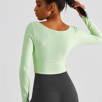 Crop Top Sport Côtelé | Yogaova