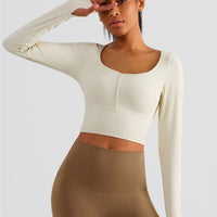 Crop Top Sport Côtelé | Yogaova