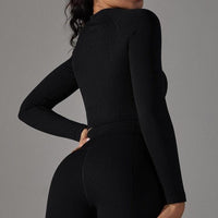 Crop Top Sport Manches Longues Fitness | Yogaova