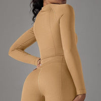 Crop Top Sport Manches Longues Fitness | Yogaova