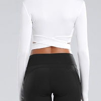 Crop Top Sport Moulant Manches Longues | Yogaova