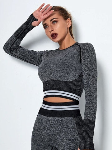 Crop Top Sport Sans Couture | Yogaova