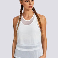 Débardeur Sport Transparent Maille | Yogaova