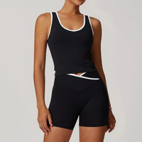 Ensemble 2 Pièces Combinaison de Fitness Yoga