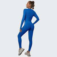 Ensemble 2 Pièces Combinaison de Yoga Effet Push-Up