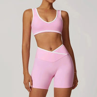 Ensemble 2 Pièces Combinaison et Brassière de Yoga