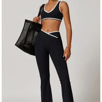 Ensemble Legging Évasé et Brassière - Modelant | Yogaova