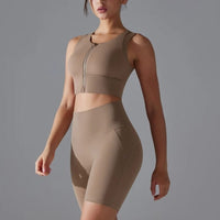 Ensemble Short Brassière Maintien Fort - Suprem | Yogaova
