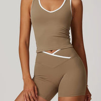Ensemble Short et Brassière Modelant | Yogaova