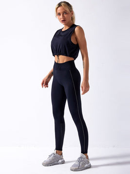 2-piece sports set: leggings and top | Yogaova