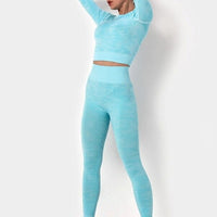 Ensemble Sport Camouflage Legging et Crop Top | Yogaova
