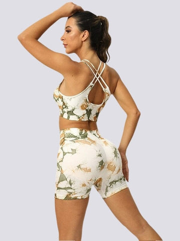 Ensemble Sport Imprimé Tie Dye | Yogaova