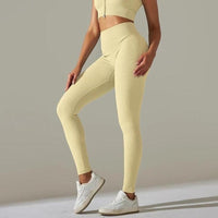 Ensemble Sport Legging Côtelé et Top Zippé | Yogaova