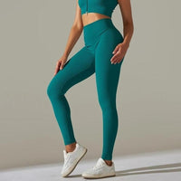 Ensemble Sport Legging Côtelé et Top Zippé | Yogaova