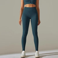 Ensemble Sport Legging Côtelé et Top Zippé | Yogaova
