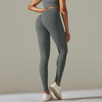 Ensemble Sport Legging Côtelé et Top Zippé | Yogaova