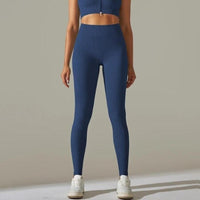 Ensemble Sport Legging Côtelé et Top Zippé | Yogaova