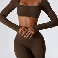 Ensemble Sport Legging Évasé Push Up | Yogaova