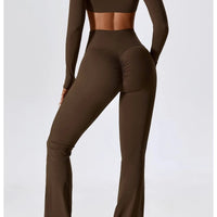 Ensemble Sport Legging Évasé Push Up | Yogaova