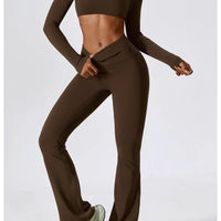 Ensemble Sport Legging Évasé Push Up | Yogaova