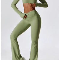 Ensemble Sport Legging Évasé Push Up | Yogaova